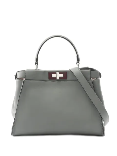 Fendi Pre-Owned 2010s Peekaboo leather tote bag