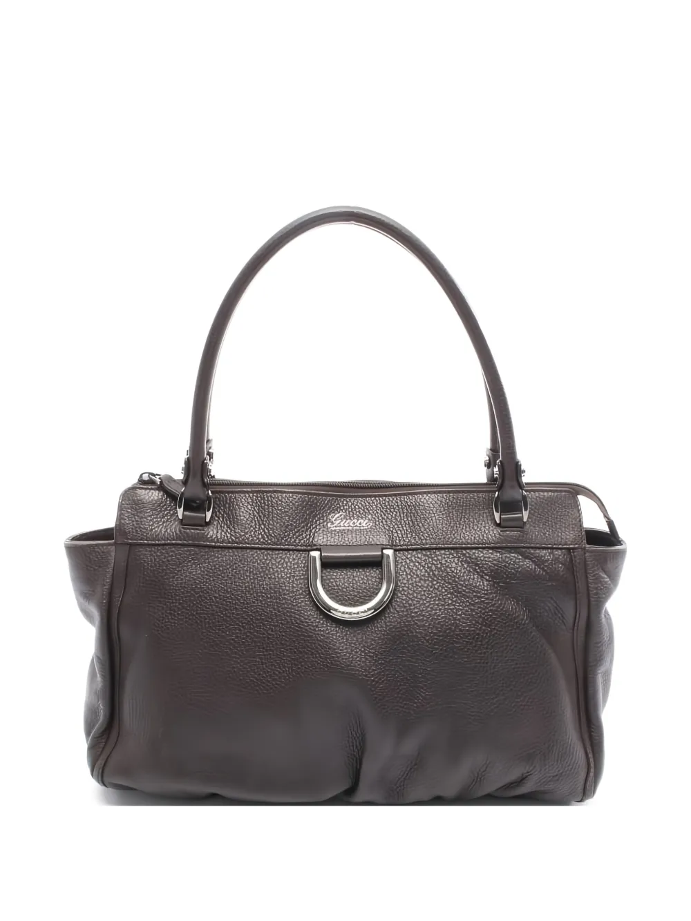 Gucci Pre-Owned 2000s アビー レザーハンドバッグ - ブラウン