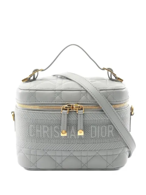 Christian Dior Pre-Owned 2010s small Cannage-quilting vanity bag