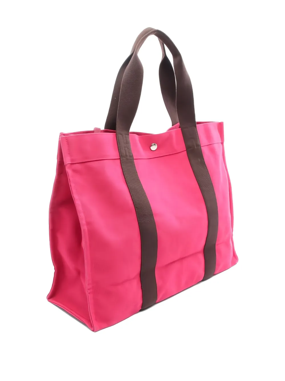 HERMES Pre-owned 10s Logo-embroidered Tote Bag In Pink