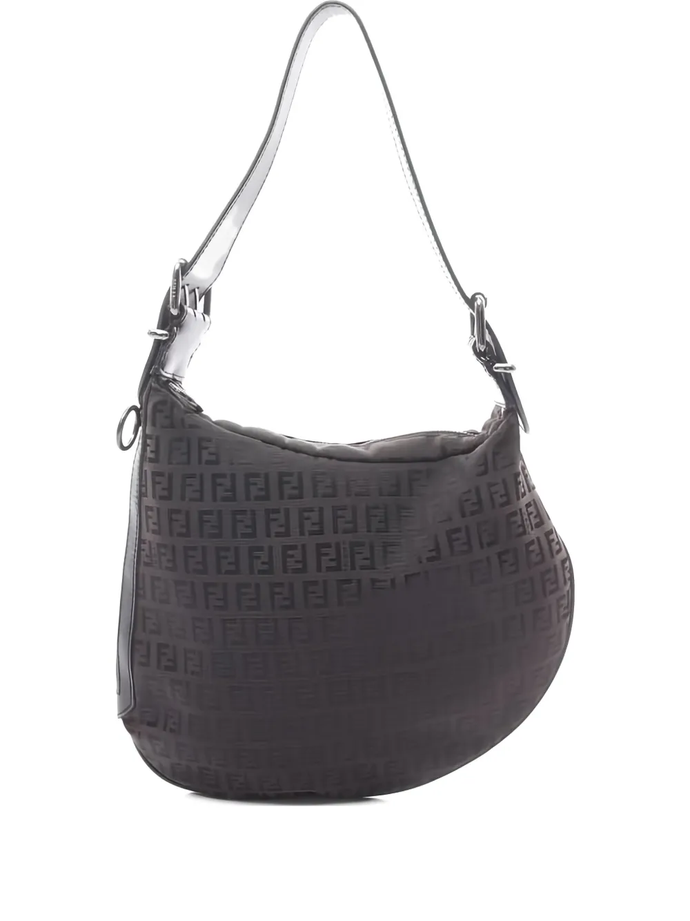 Fendi Pre-Owned 2000s Zucchino Oyster shoulder bag - Marrone