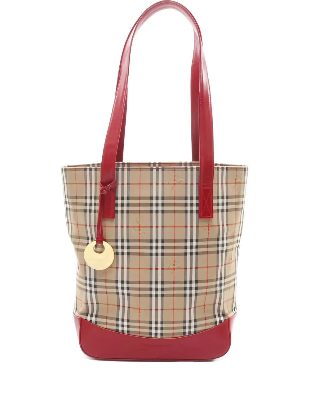 BURBERRY Pre-owned 2010s Nova Check Shoulder Bag In Neutral