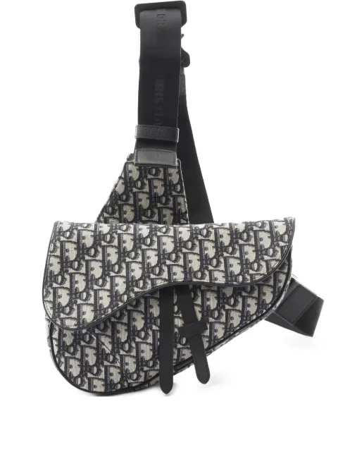 Christian Dior Pre-Owned bolsa Saddle Oblique 2010