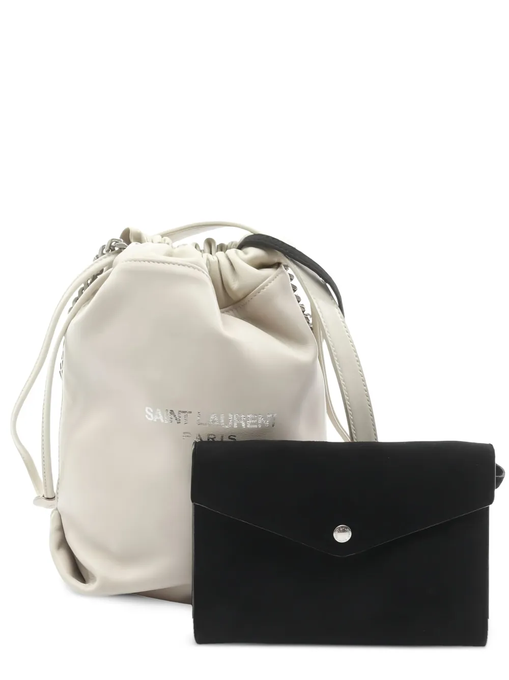 Saint Laurent Pre-Owned 2000s small Teddy leather shoulder bag - Toni neutri