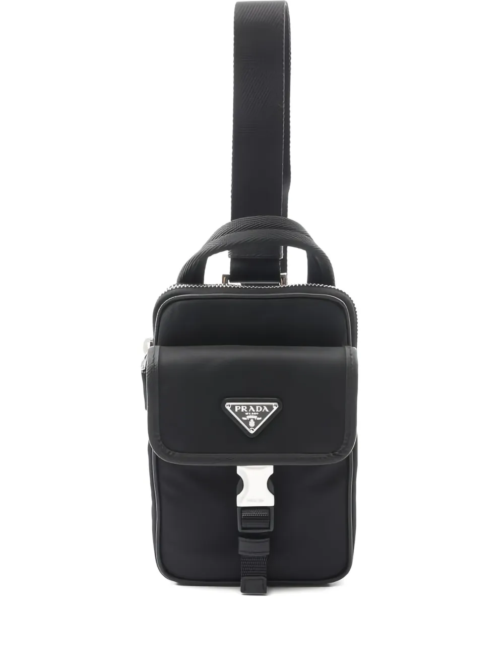 Prada Pre-Owned 2020s smartphone case backpack | Black | Image 1