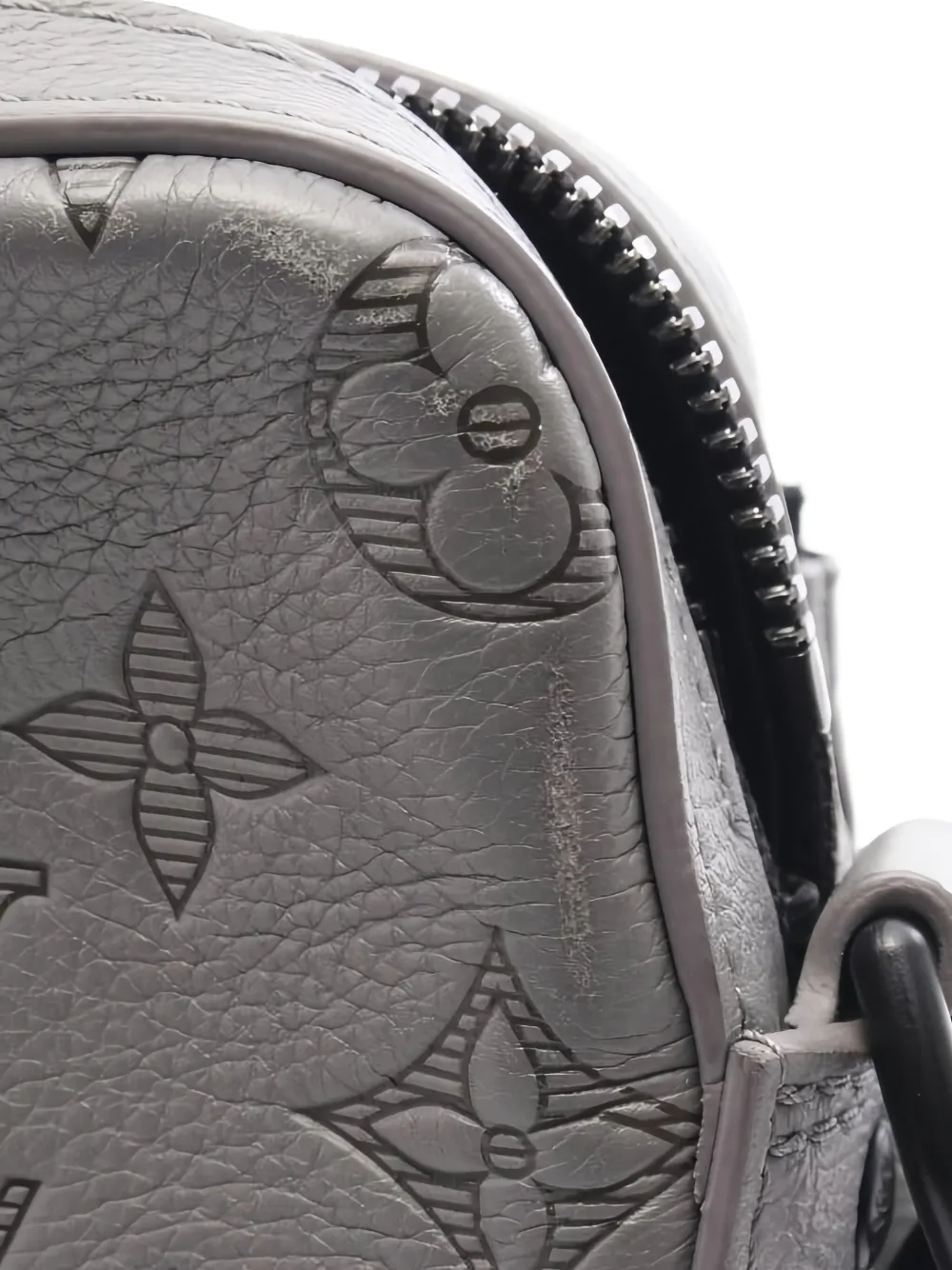 LOUIS VUITTON Pre-owned 2010s Trio Monogram Messenger Bag In Gray