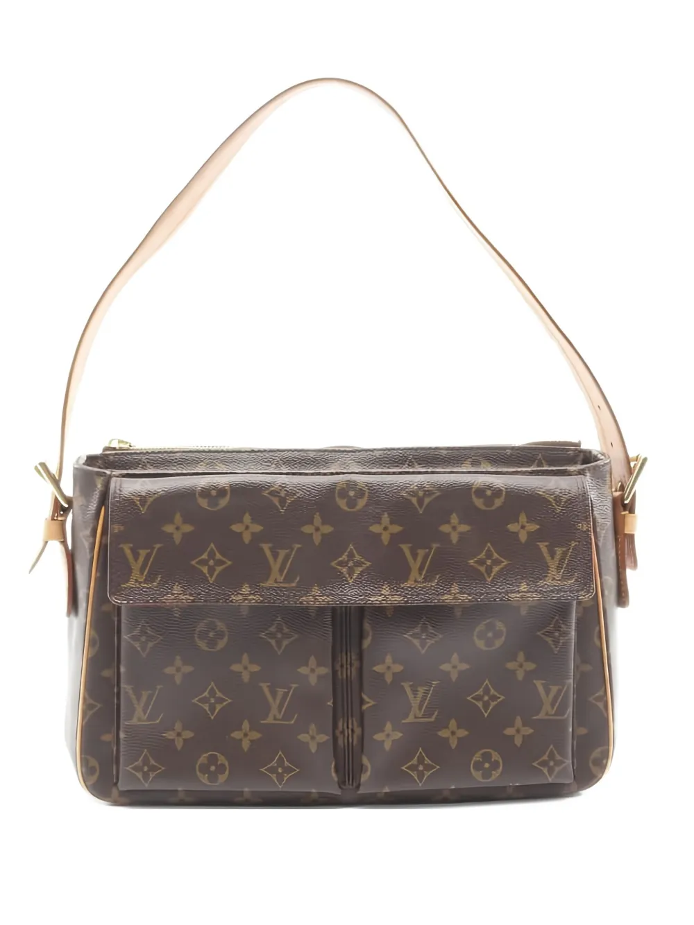 Louis Vuitton Pre-Owned 2008 ヴィバシテ GM モノグラム ショルダーバッグ - ブラウン Louis Vuitton Pre-Owned 2008 ヴィバシテ GM モノグラム ショルダーバッグ - ブラウン