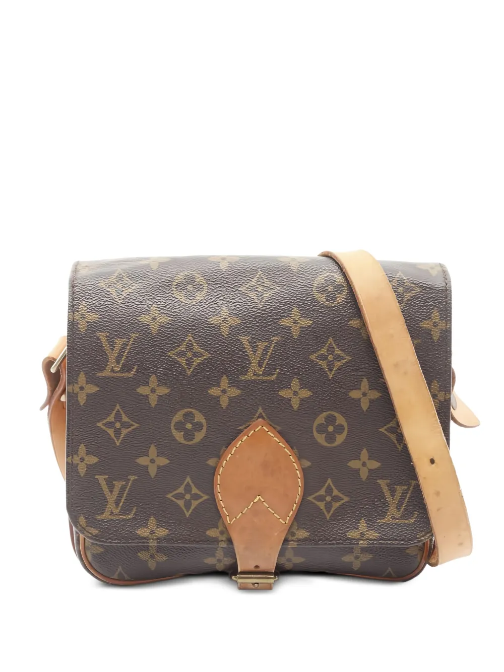 Louis Vuitton Pre-Owned 1990 カルトシエール MM モノグラム ショルダーバッグ - ブラウン Louis Vuitton Pre-Owned 1990 カルトシエール MM モノグラム ショルダーバッグ - ブラウン
