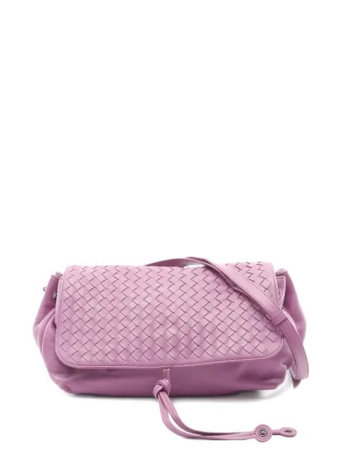 Bottega Veneta Pre-Owned 2000s intrecciato-leather shoulder bag