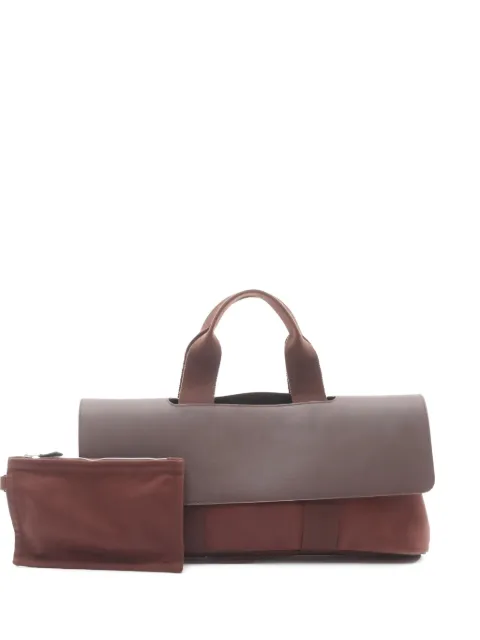 Hermès Pre-Owned 2006 Valparaiso Long MM chevron tote bag