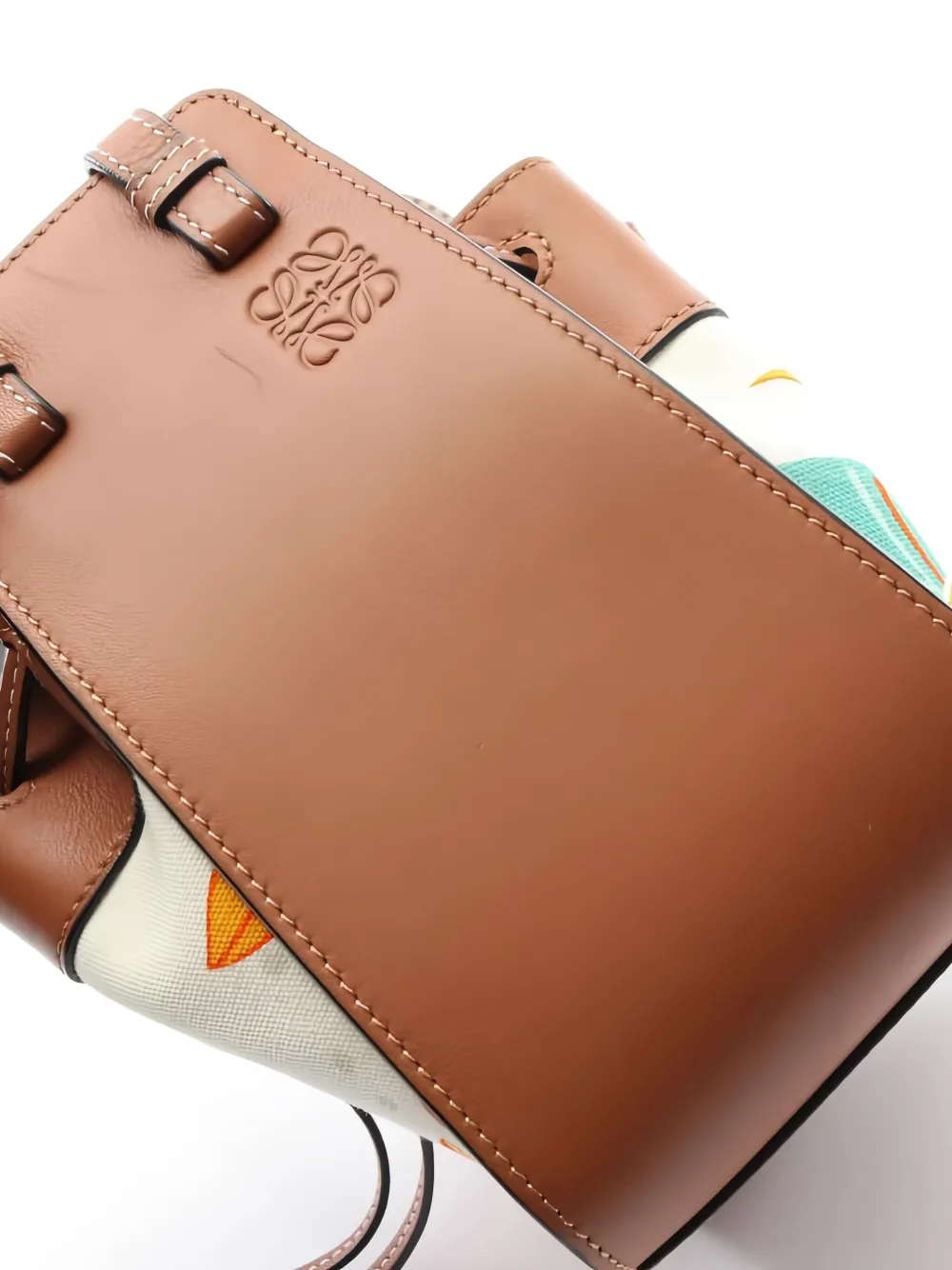 Loewe Pre-Owned 2010s x Paula's Ibiza Hammock mini-shopper Bruin