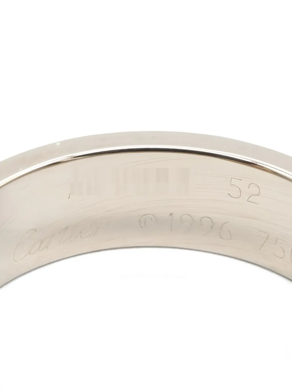 CARTIER Pre-owned 2010s 18k White Gold Love Ring In Silver