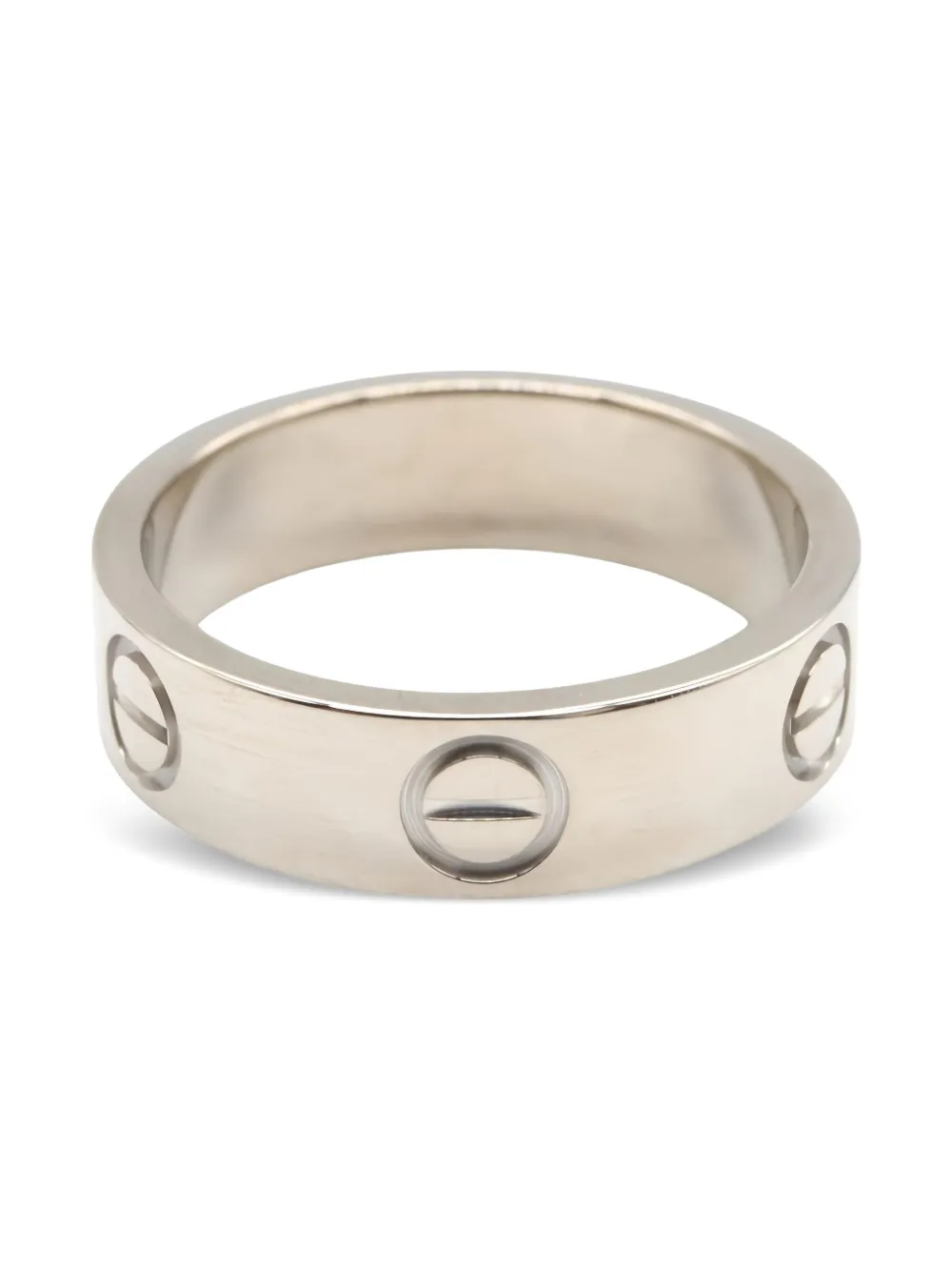 Cartier 2010s Love リング 18Kホワイトゴールド - シルバートーン