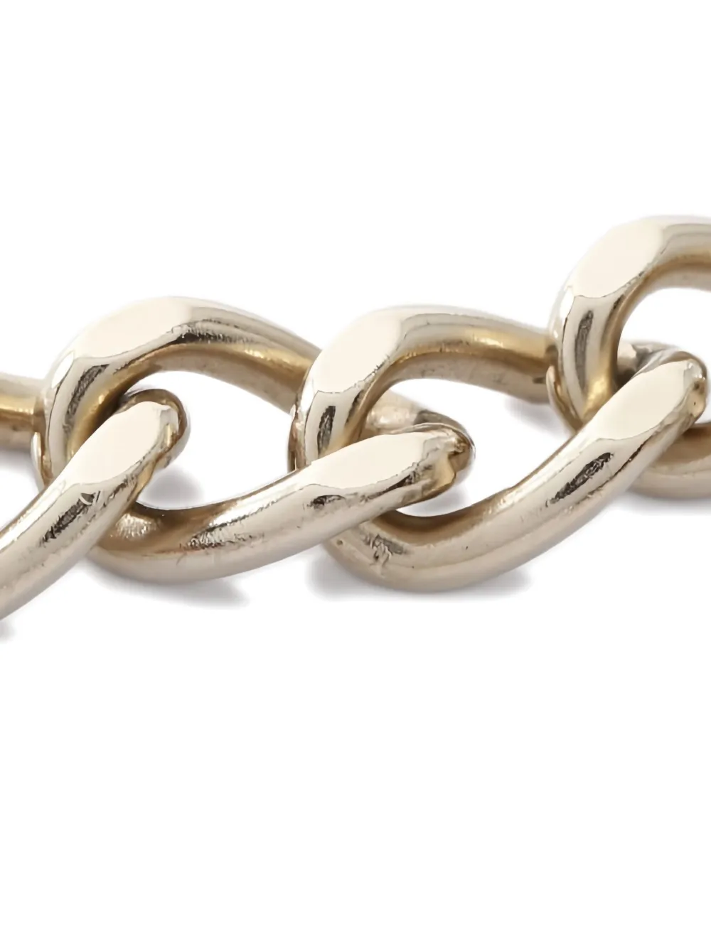 Pre-owned Chanel 1986-1988 Coco Mark Pearl Choker In Silver