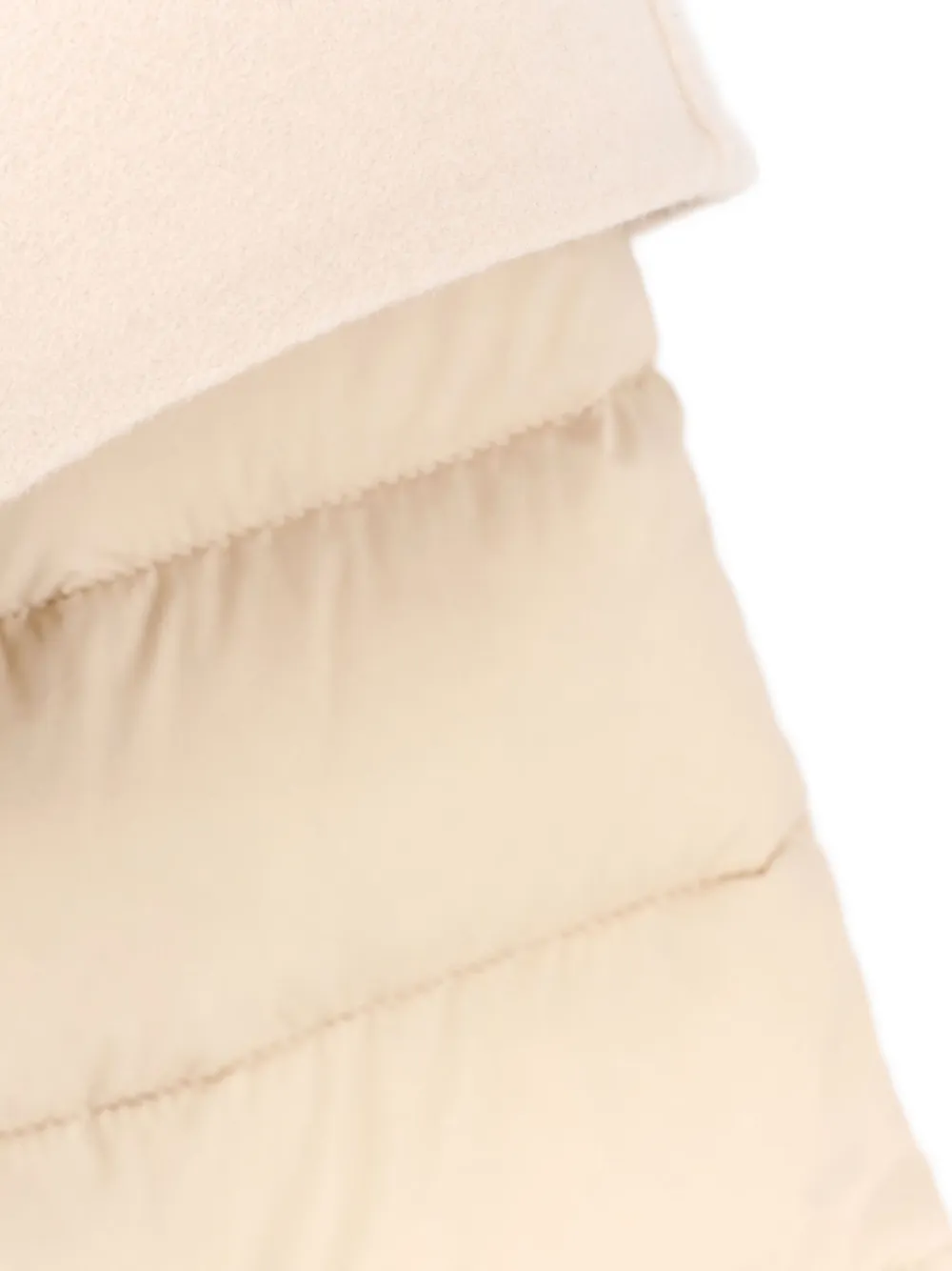 Moorer Padded-sleeve Hooded Coat In Neutral