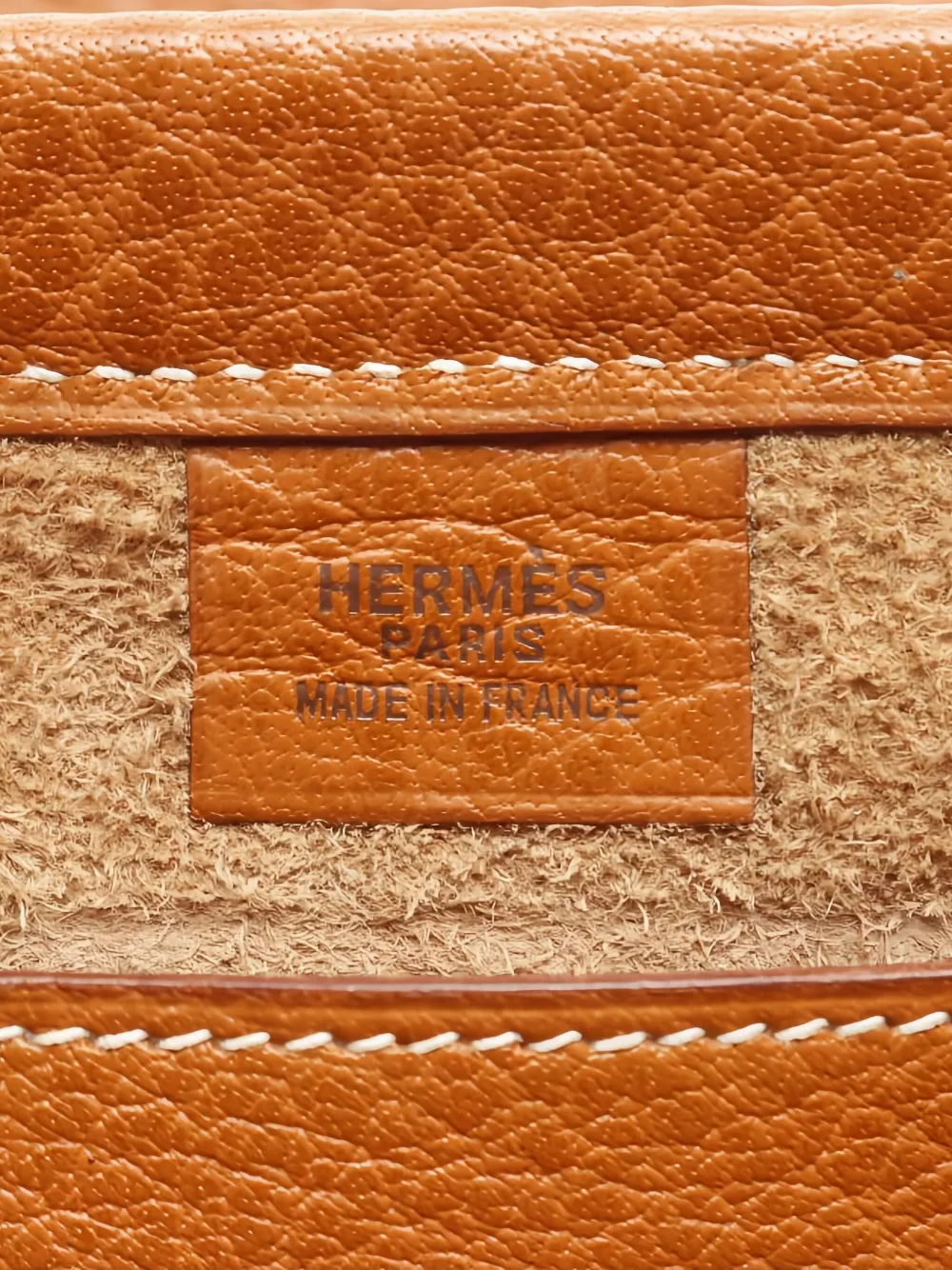 Pre-owned Hermes 1999 Cabas 35 Handbag In Brown