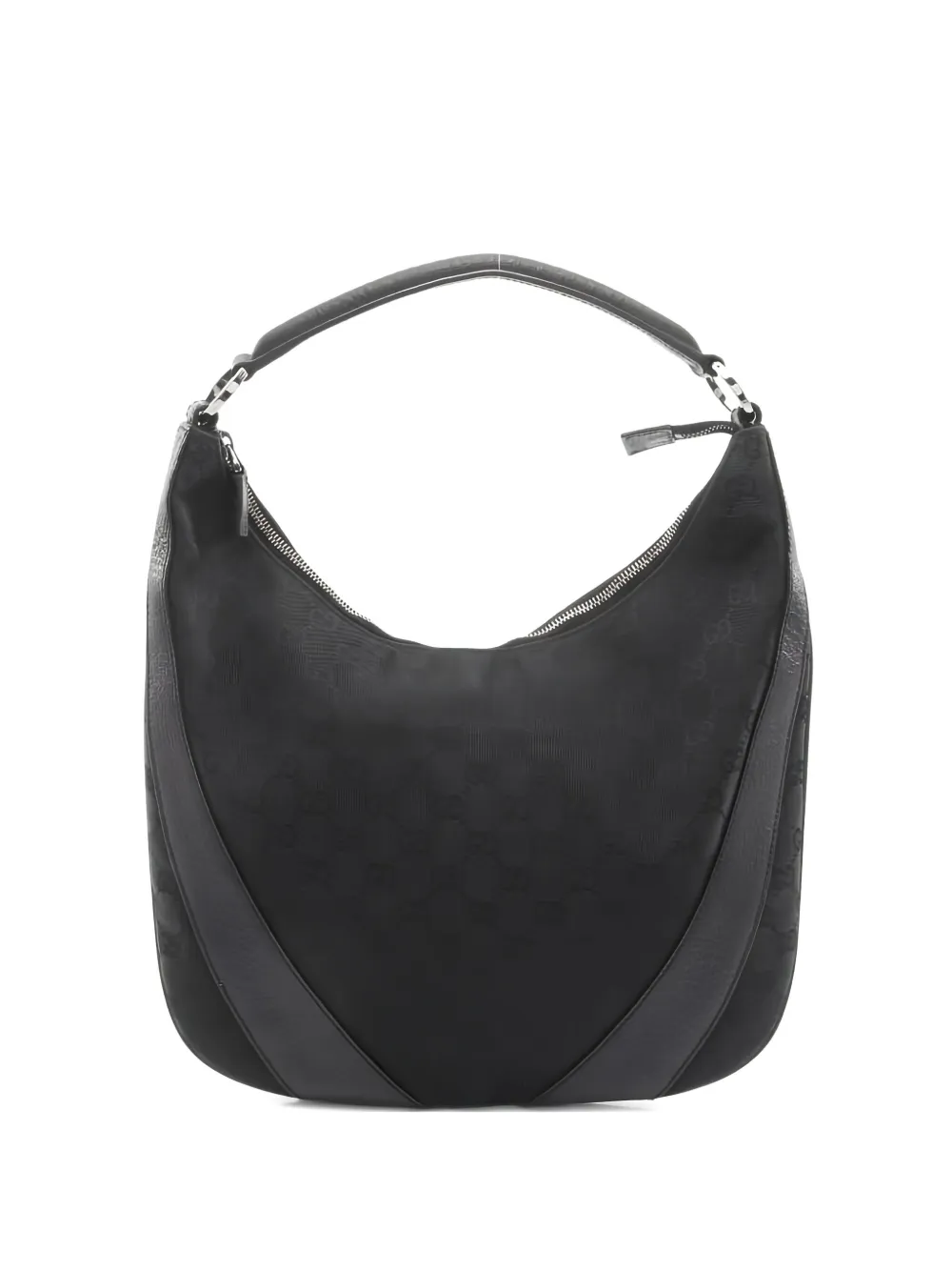 Pre-owned Gucci 2010s Gg Canvas Shoulder Bag In Black