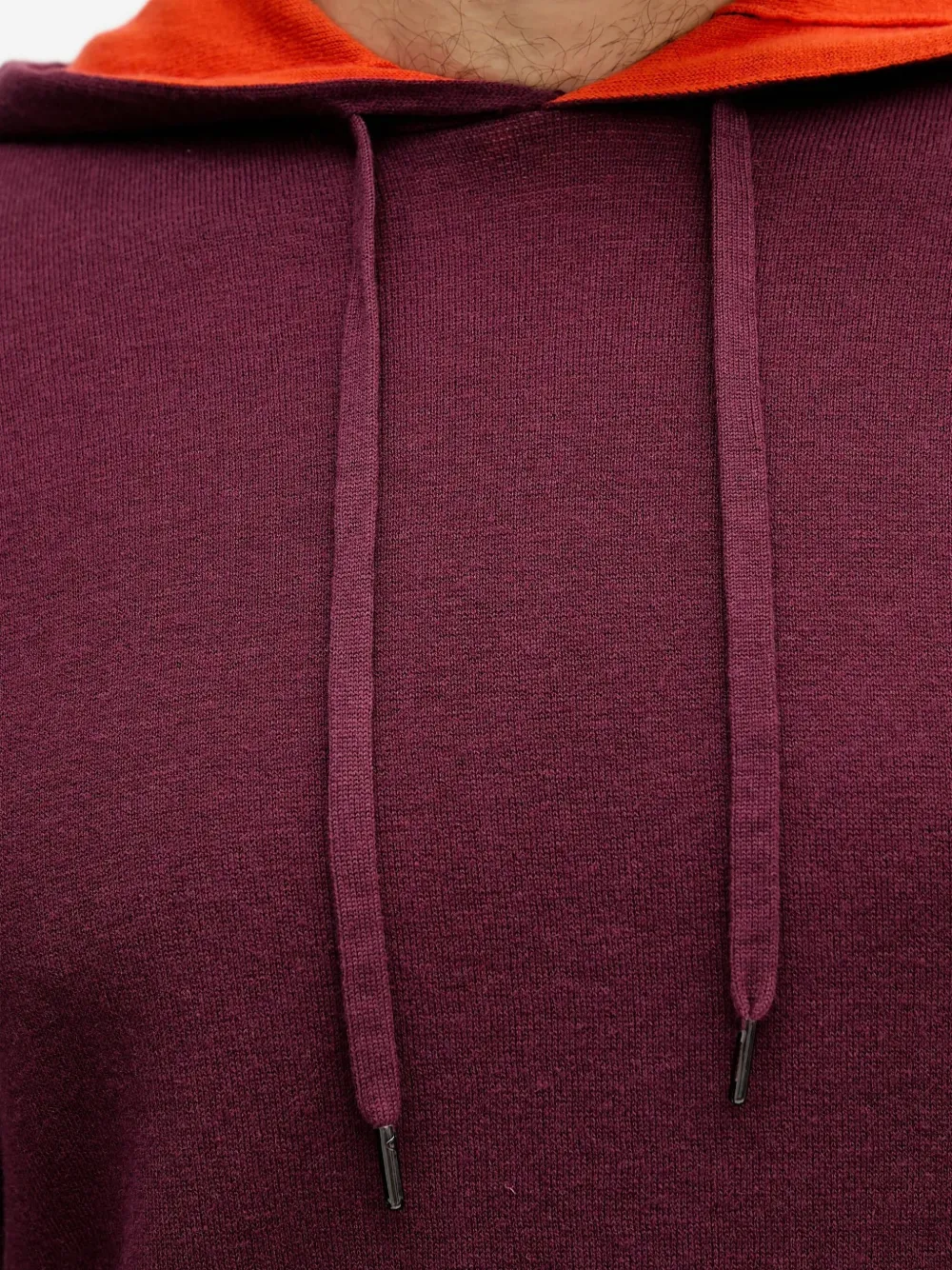 Benetton Drawstring Hoodie In Pink