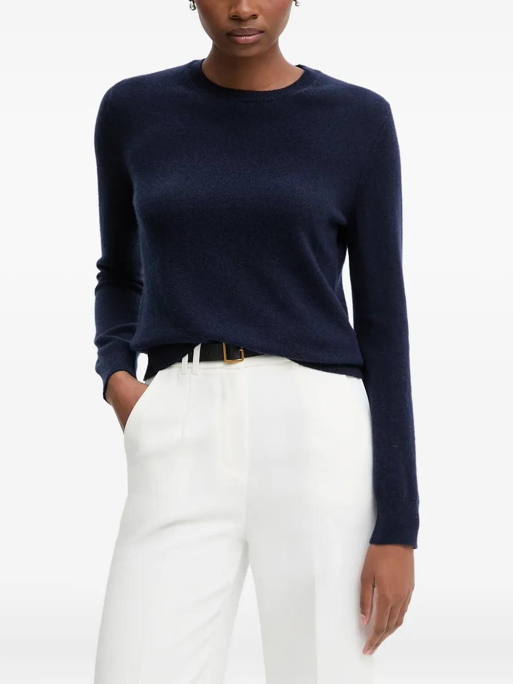 Benetton suéter con cuello redondo | azul | Image 1