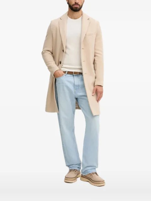 Benetton buttoned chest-pocket coat