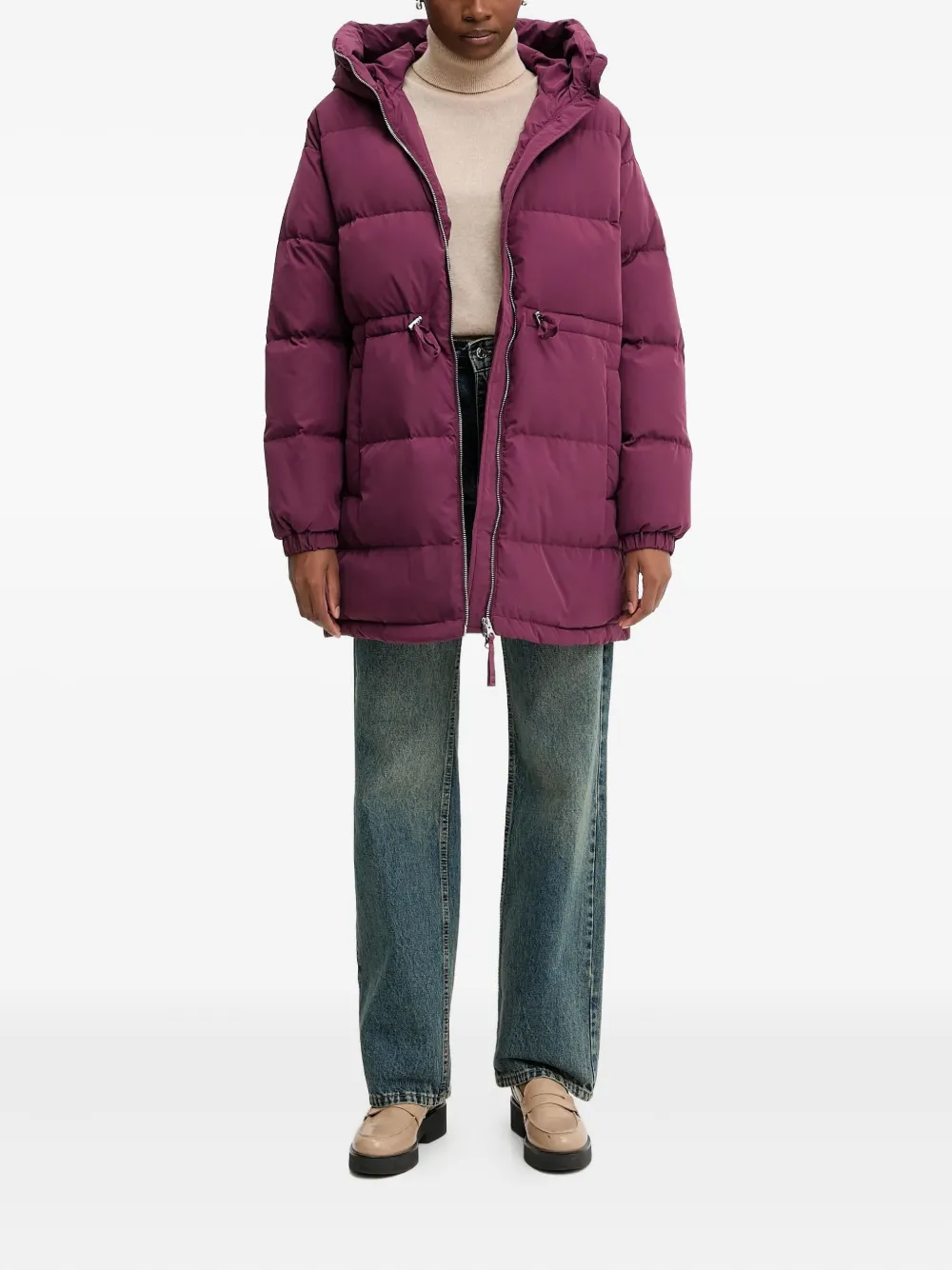 Benetton Jas met capuchon - Roze