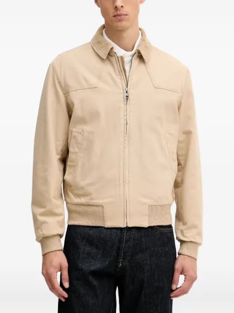 Benetton corduroy-collar jacket