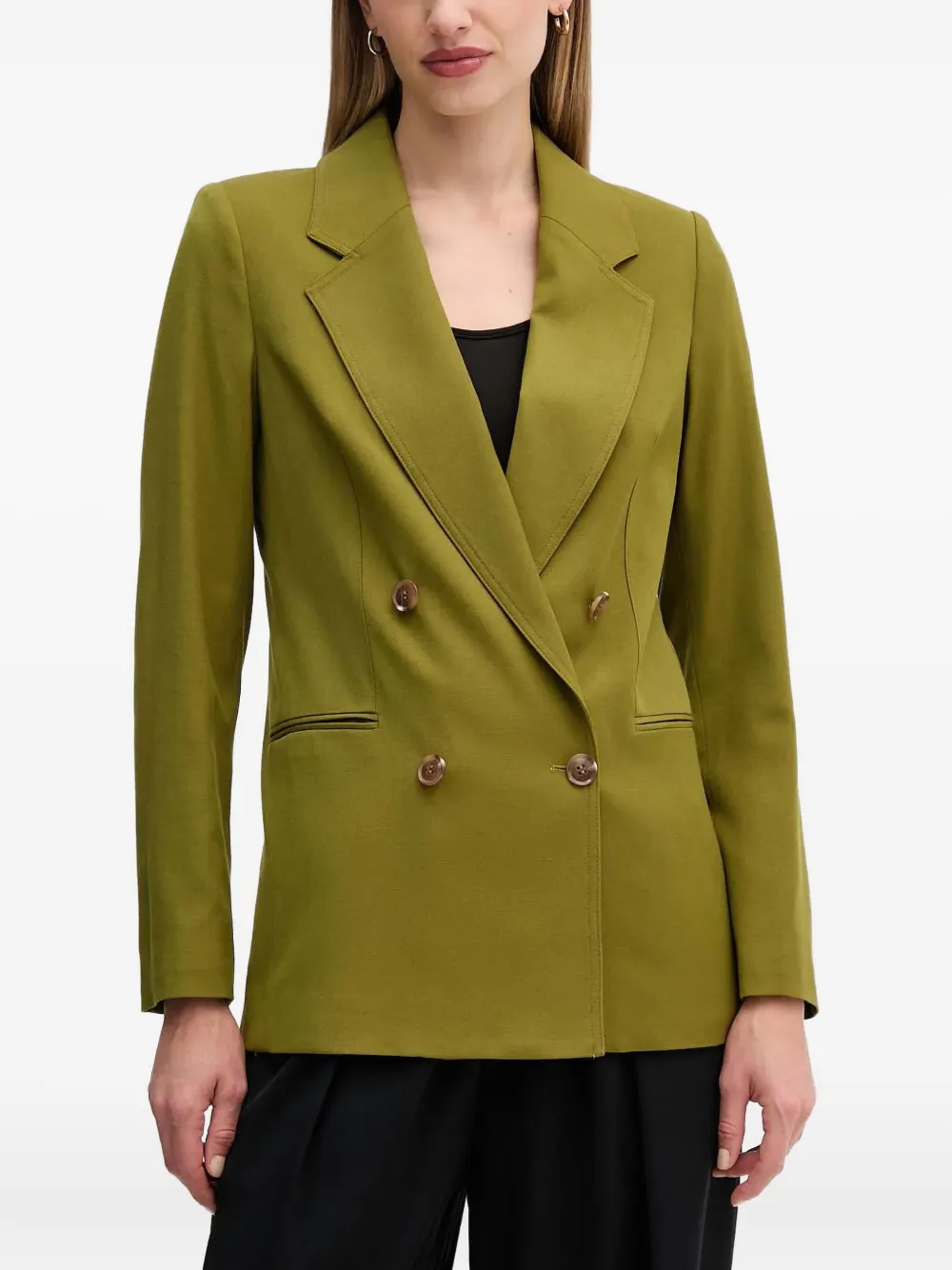 Benetton blazer con doble botonadura | verde | Image 1
