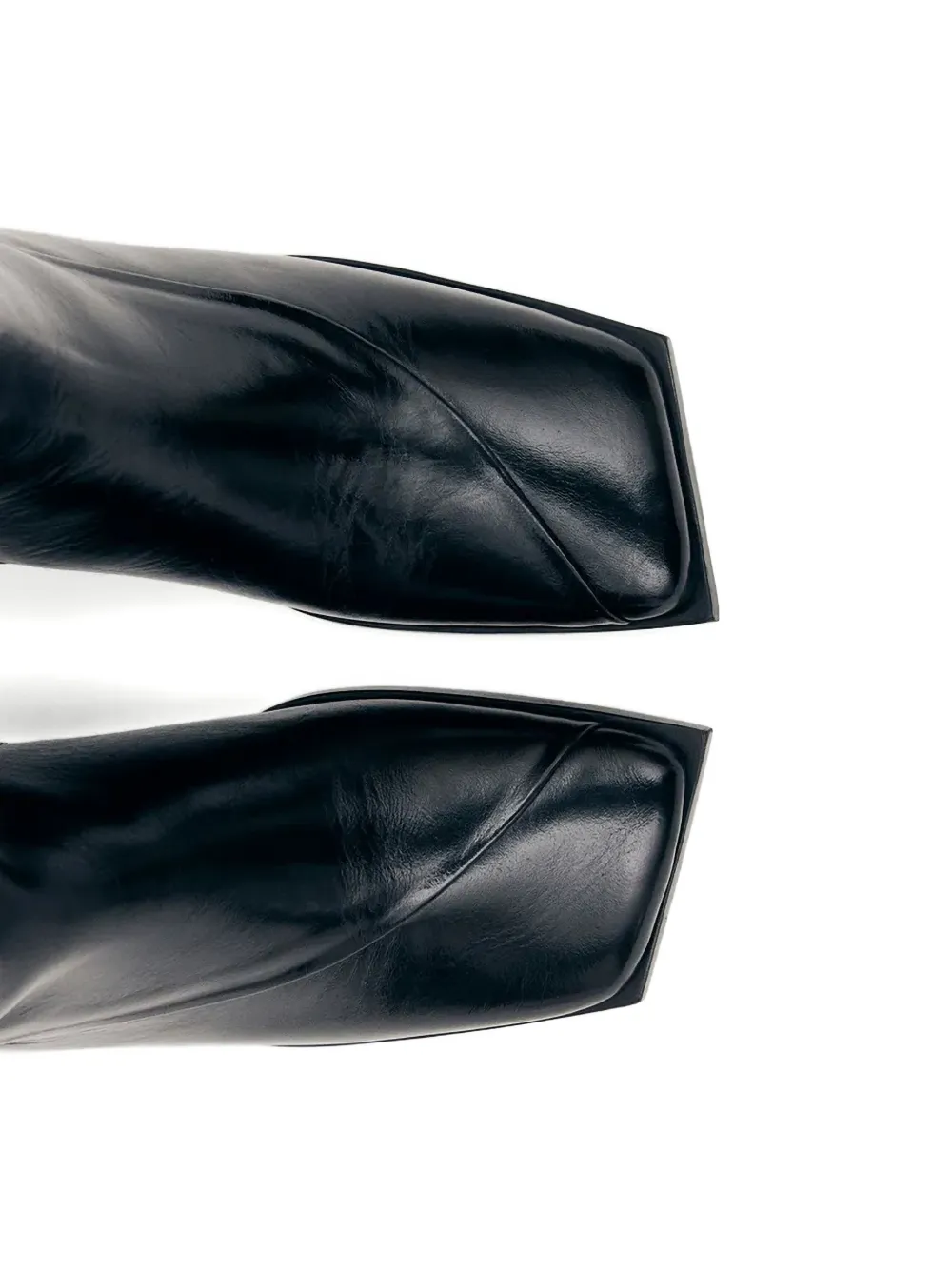 ALOHAS square-toe boots Zwart