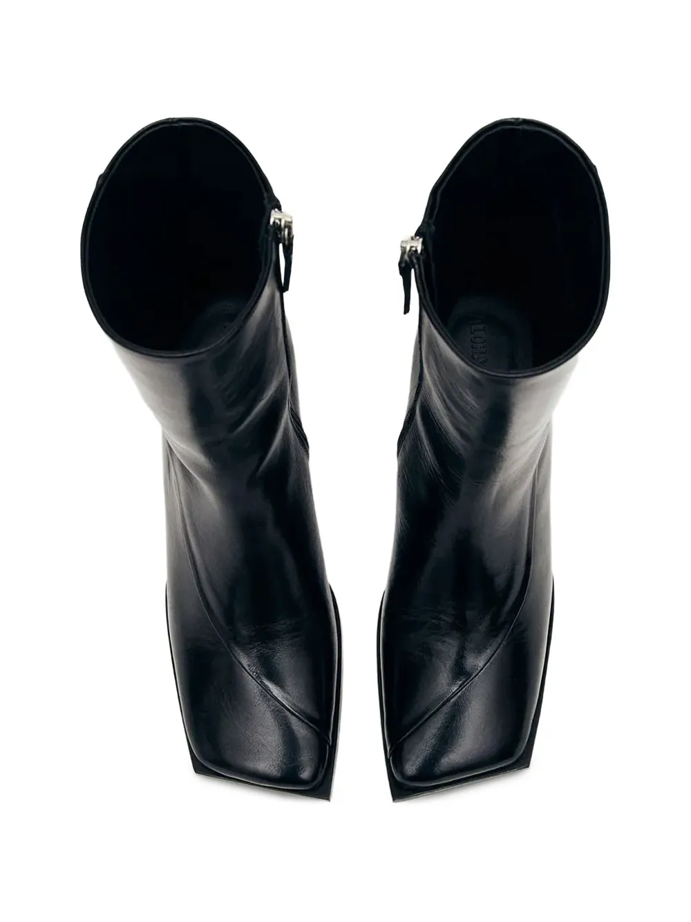  Alohas Square-toe Boots - Black 