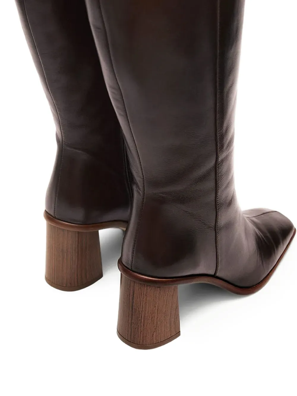  Alohas Square-toe Boots - Brown 
