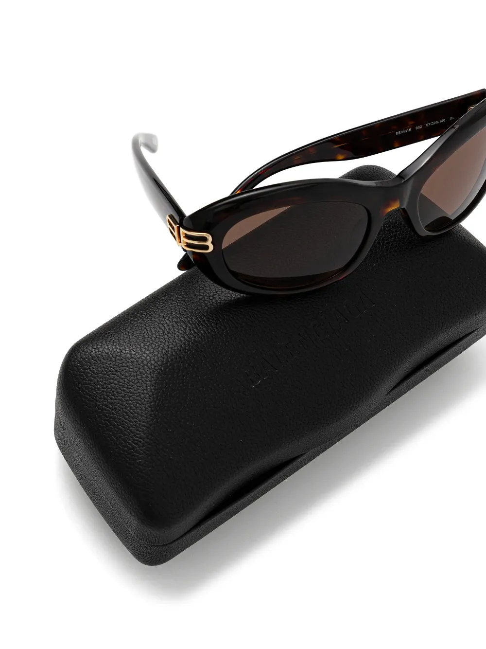 Balenciaga Eyewear oval-frame sunglasses - Bruin