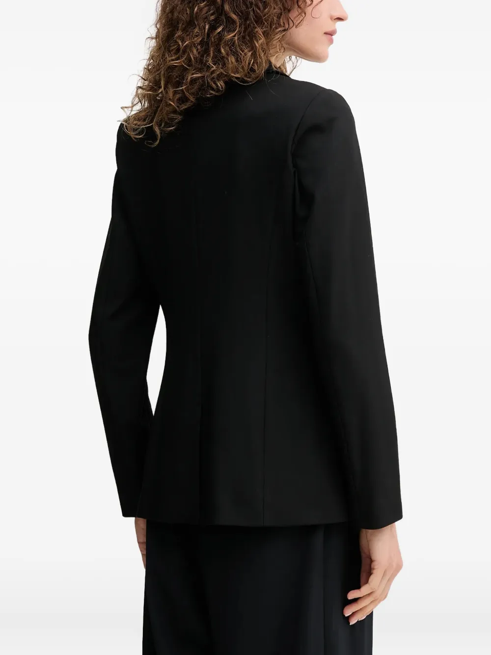 Benetton Button-fastening Blazer In Brown