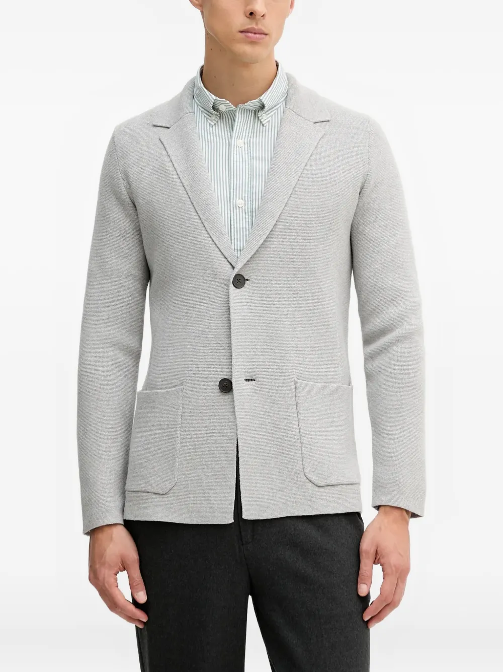 Benetton pocket button suit jacket | Grey | Image 1