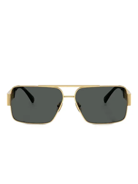 Versace Eyewear geometric logo sunglasses