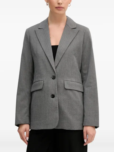 Benetton button pinstripe blazer jacket