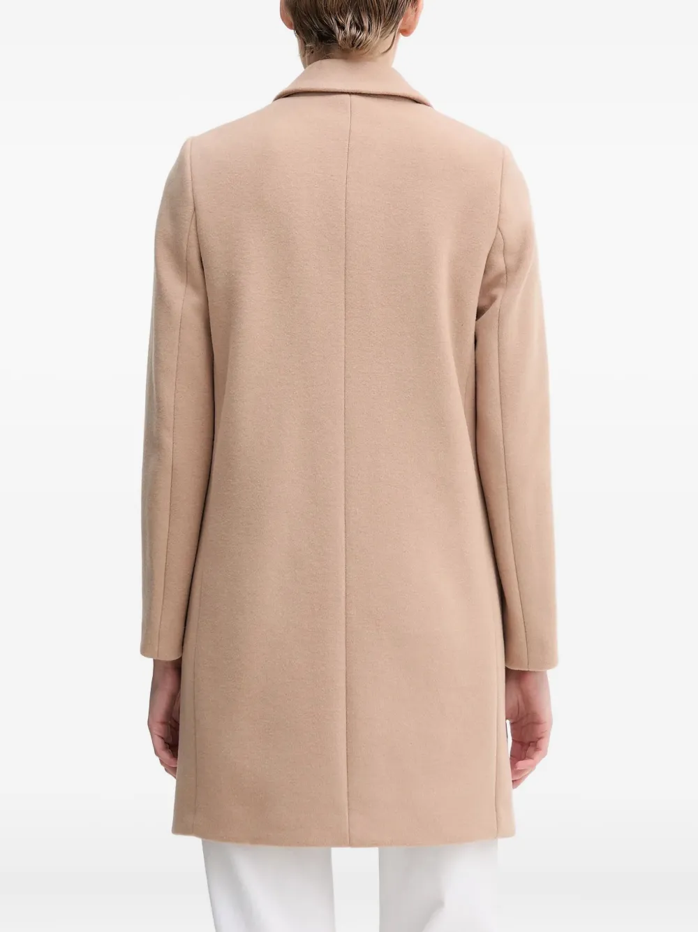 Benetton Wollen jas Beige