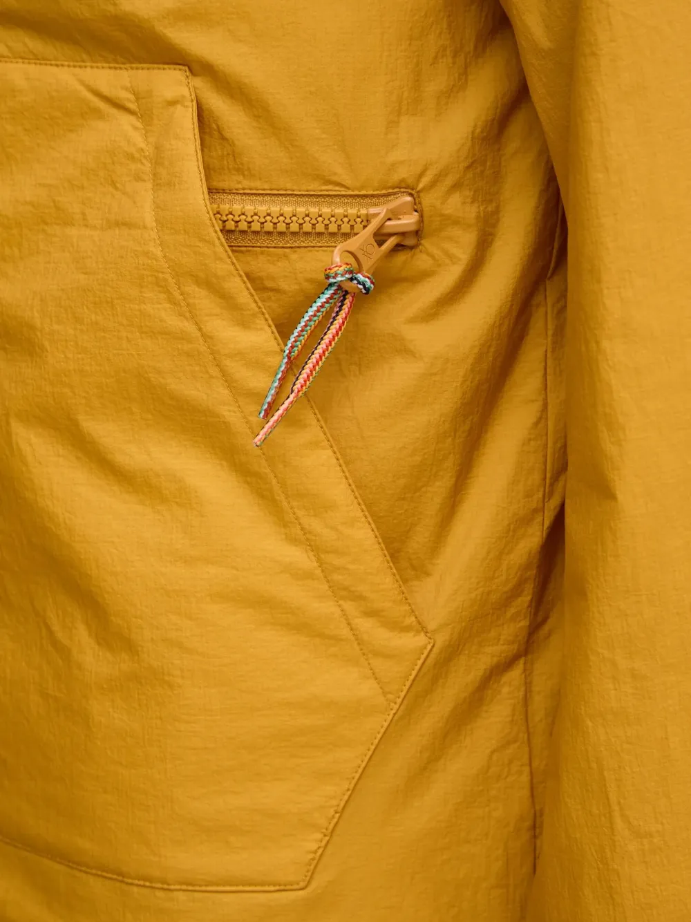 Benetton Buttoned Chest-pocket Jacket In Yellow