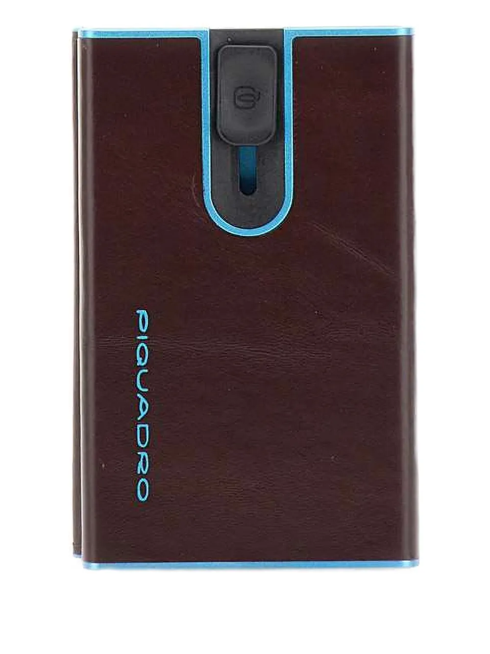 PIQUADRO logo-print sliding-system cardholder | Brown | Image 1