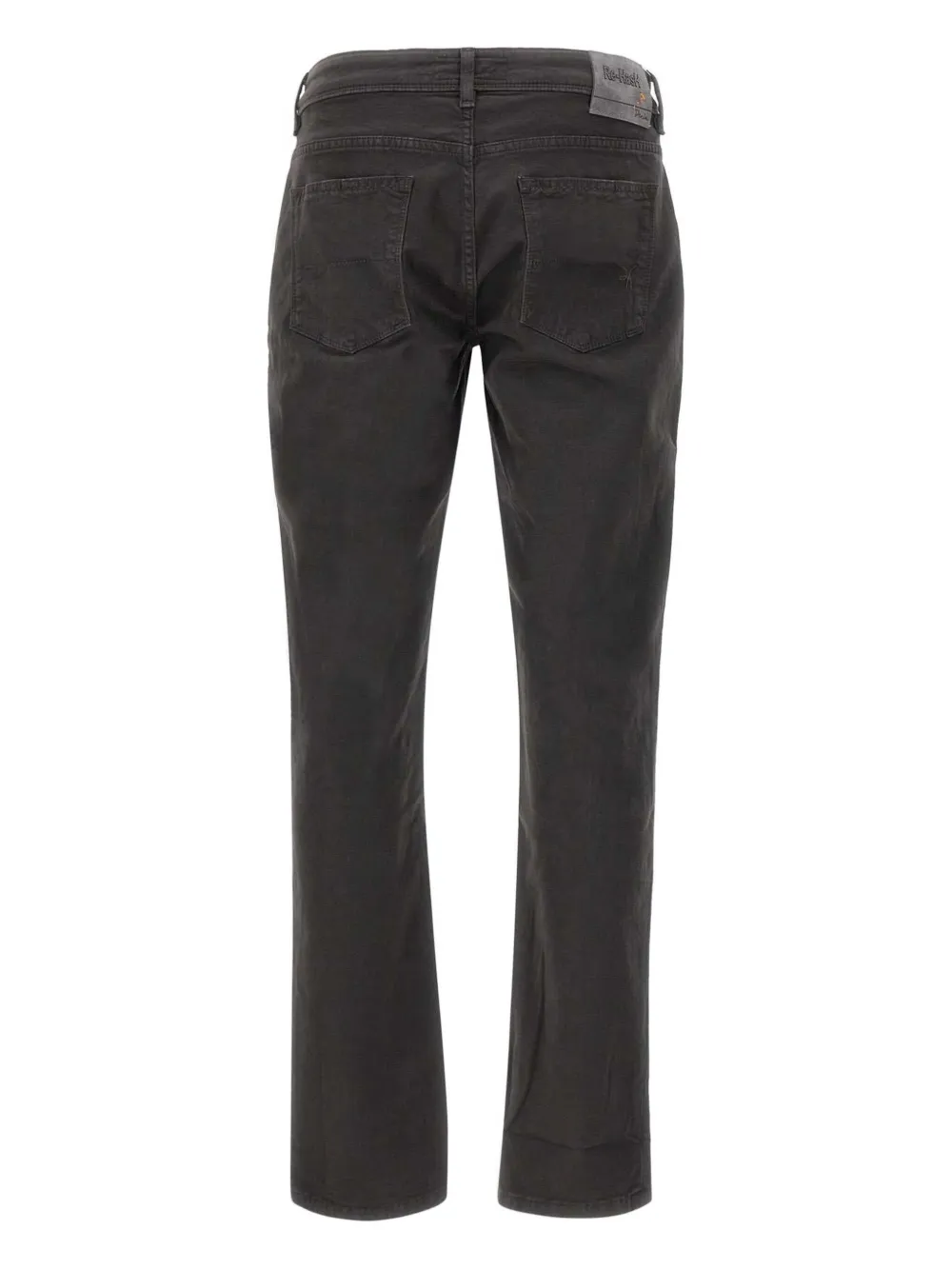 Re-Hash Rubens Z stretch broek met logopatch Grijs