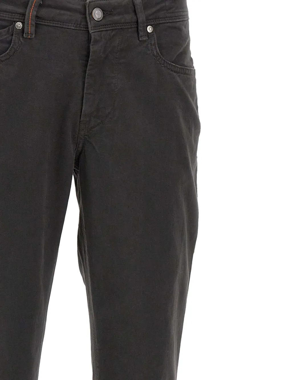 Re-Hash Rubens Z stretch broek met logopatch Grijs