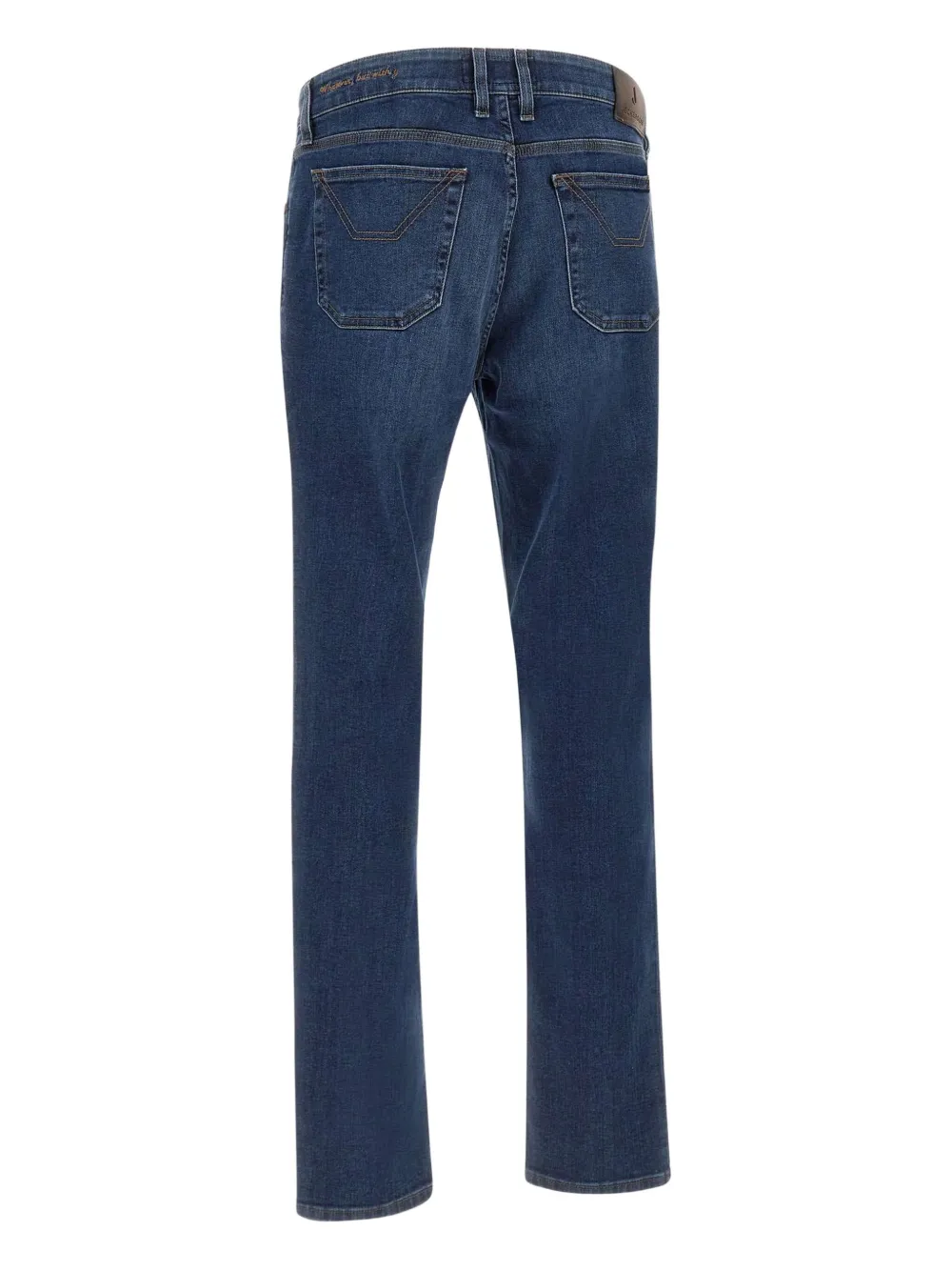 JECKERSON John five-pockets stitching jeans - Blauw