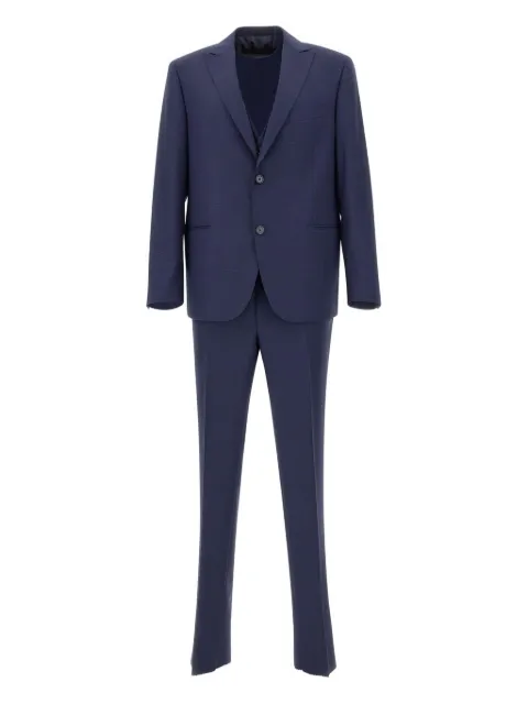 Marchesani textured wool single-breasted suit (ser of three)