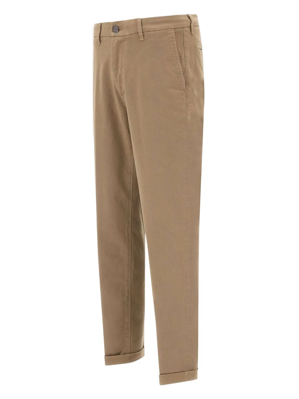 Re-Hash Mucha belt-loops button trousers - Beige