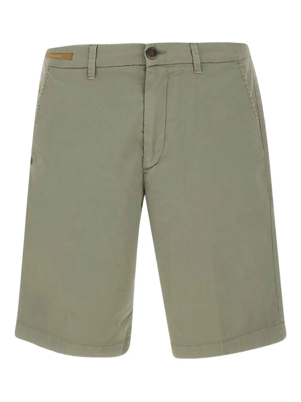 Re-Hash Bernini button welt-pockets shorts | Green | Image 1