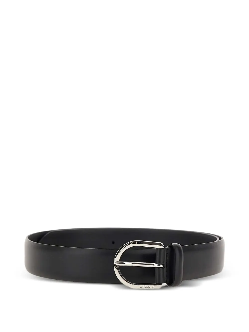 Orciani round buckle belt | Black | Image 1