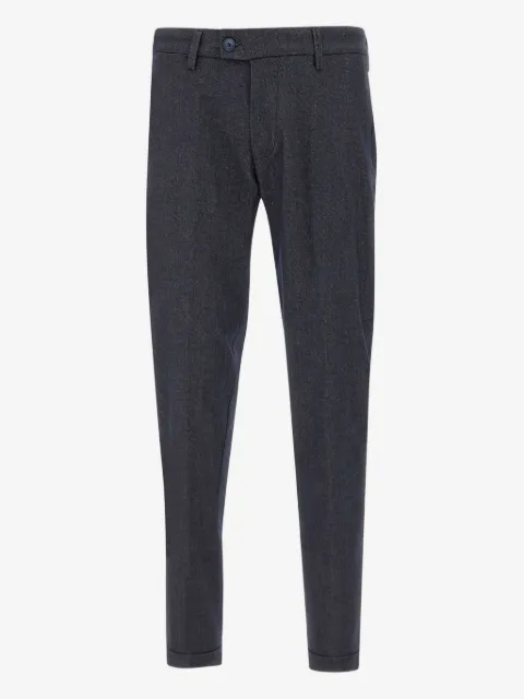 Re-Hash Mucha10 belt-loops button trousers