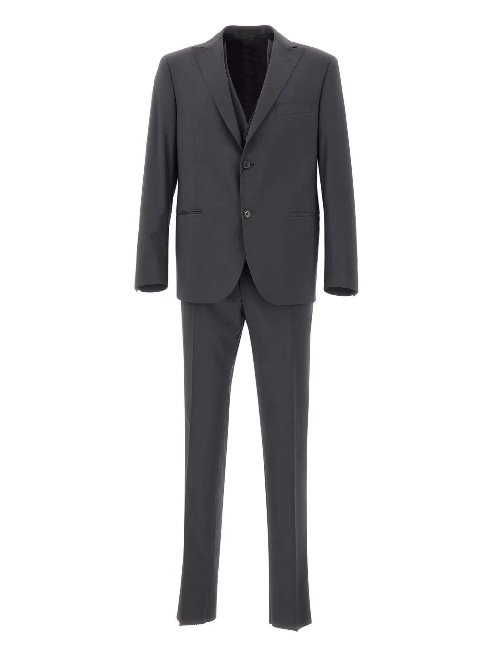 Marchesani peak-Lapel single-breasted suit (set of three) | Grey | Image 1