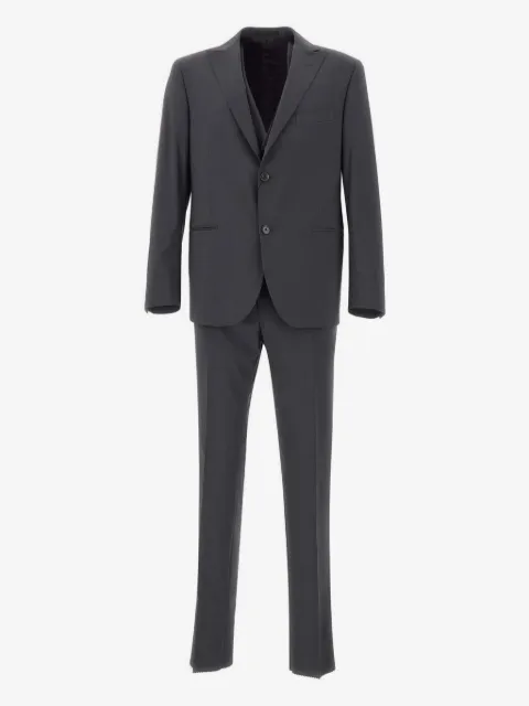 Marchesani traje de tres piezas con botones y solapas de esmoquin