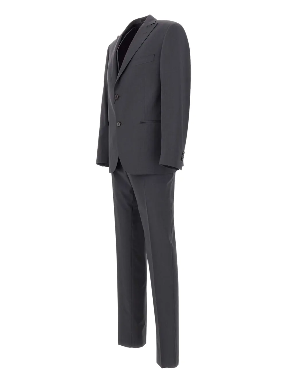  Marchesani Peak-lapel Single-breasted Suit (set Of Three) - Grey 