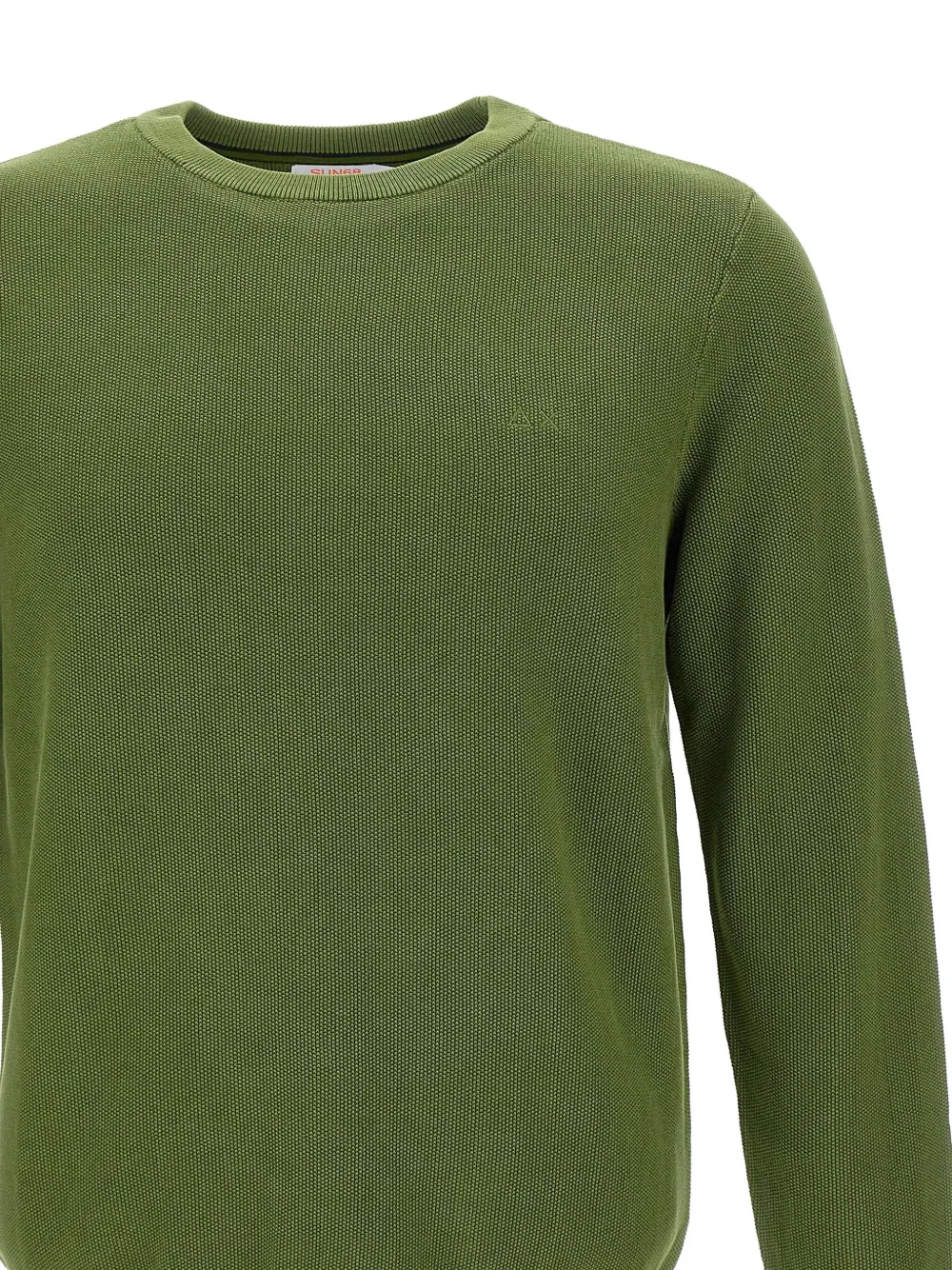 Sun68 Geweven trui met ronde hals Groen